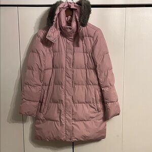 Talbots Pink Women’s Puffer Coat S
